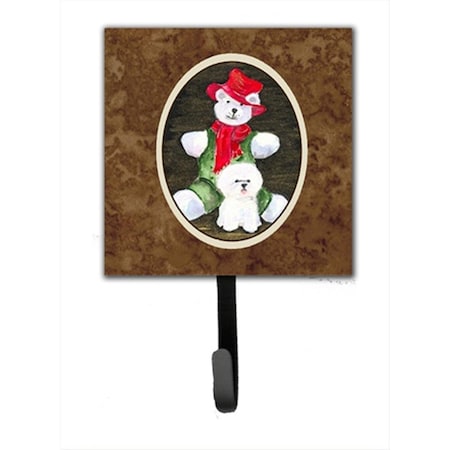 Jensendistributionservices 4.25 x 6 in. Bichon Frise Leash Or Key Hook MI1712447